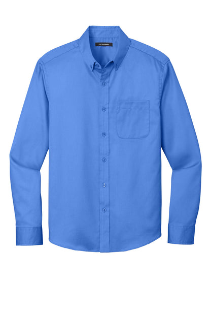 Port Authority Long Sleeve SuperPro React Twill Shirt. W808