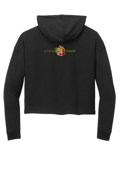 CC District® Women’s Perfect Tri® Midi Long Sleeve Hoodie (wrist and back prints)