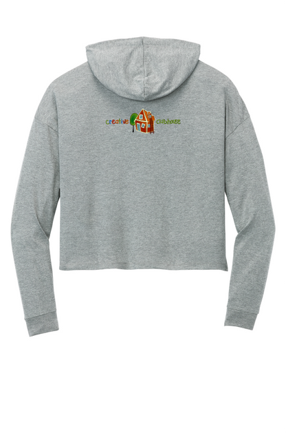 CC District® Women’s Perfect Tri® Midi Long Sleeve Hoodie (wrist and back prints)