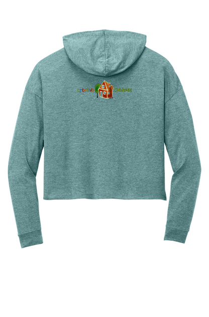 CC District® Women’s Perfect Tri® Midi Long Sleeve Hoodie (wrist and back prints)