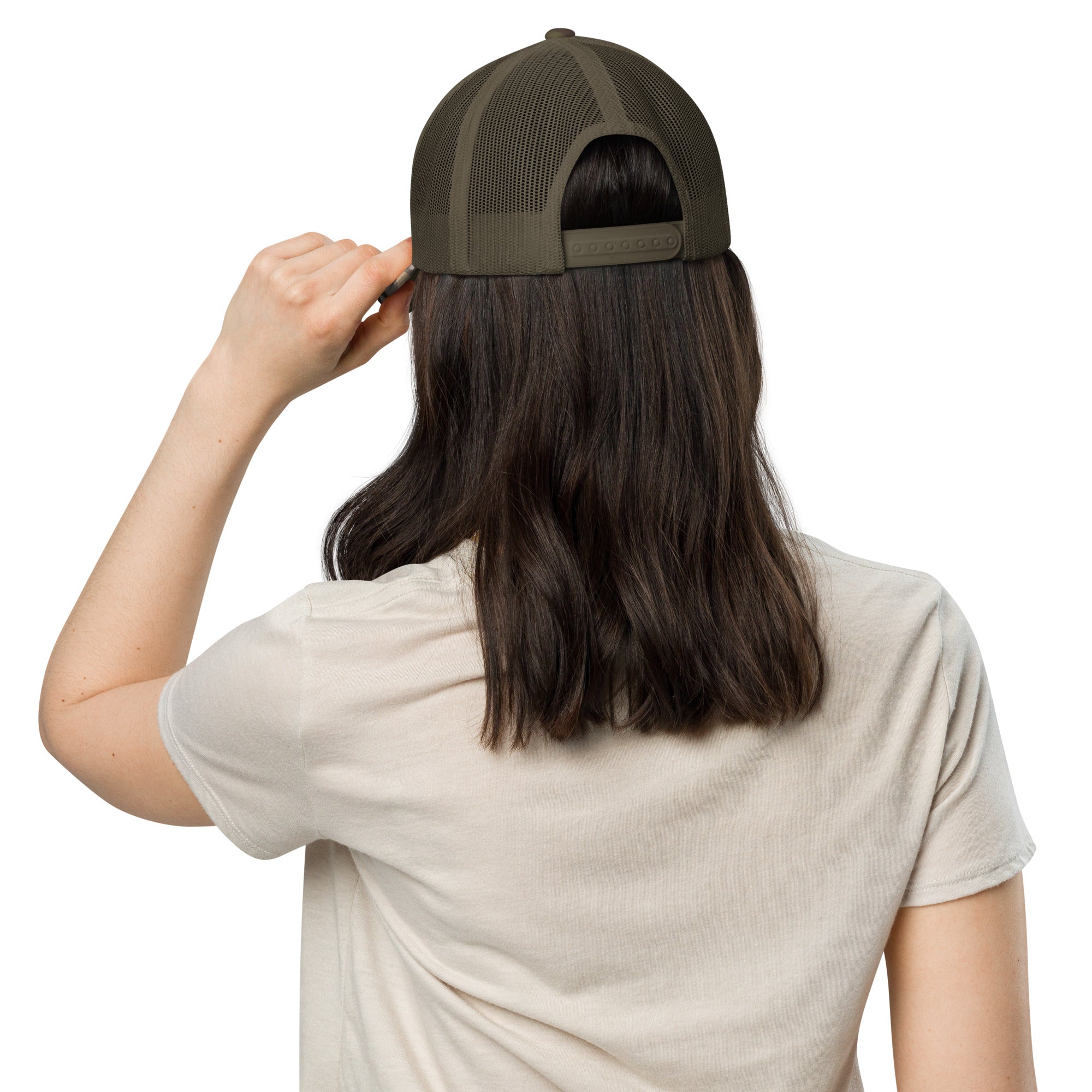 Camouflage trucker hat
