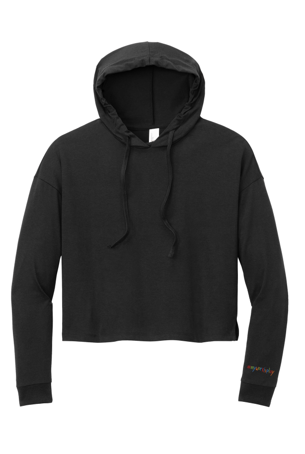 CC District® Women’s Perfect Tri® Midi Long Sleeve Hoodie (wrist and back prints)