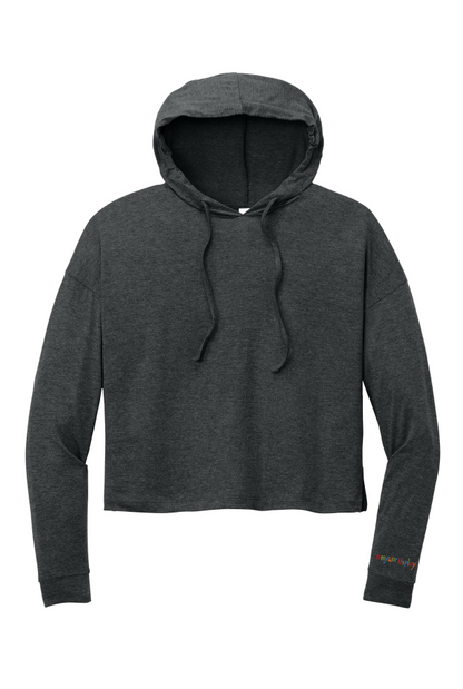 CC District® Women’s Perfect Tri® Midi Long Sleeve Hoodie (wrist and back prints)
