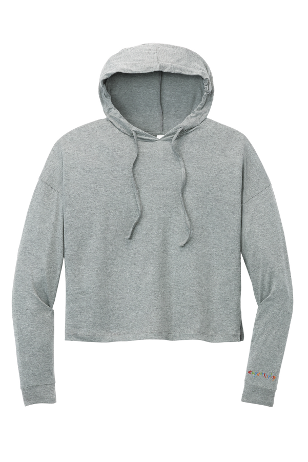 CC District® Women’s Perfect Tri® Midi Long Sleeve Hoodie (wrist and back prints)