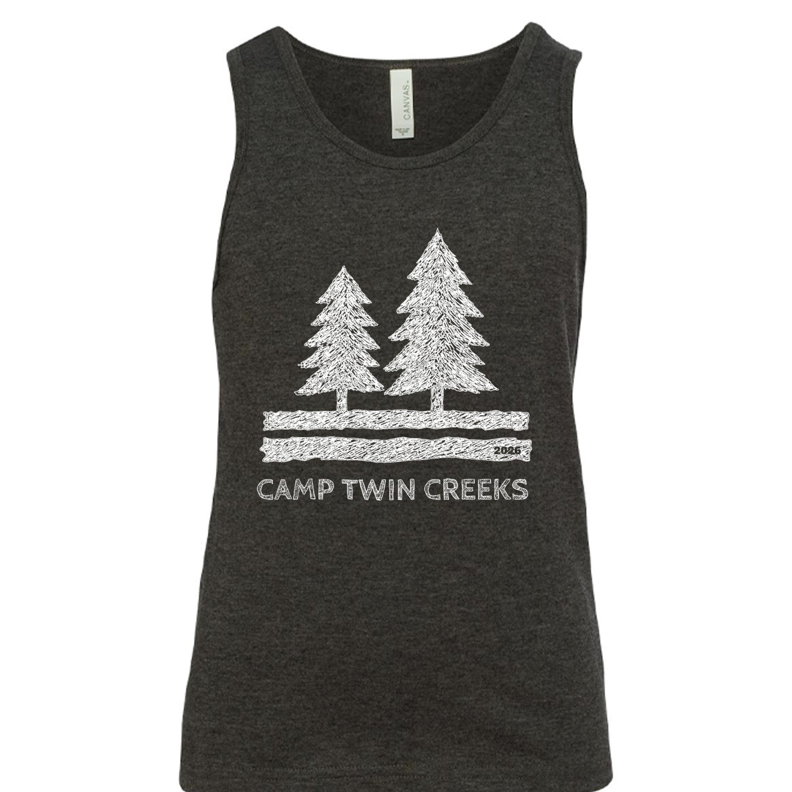 DARK GREY HEATHER - 3480YCV - FRONT