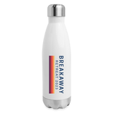 BREAKAWAY Insulated Stainless Steel Water Bottle - white