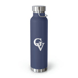 GV Copper Vacuum Insulated Bottle, 22oz (Available in 3 colors)