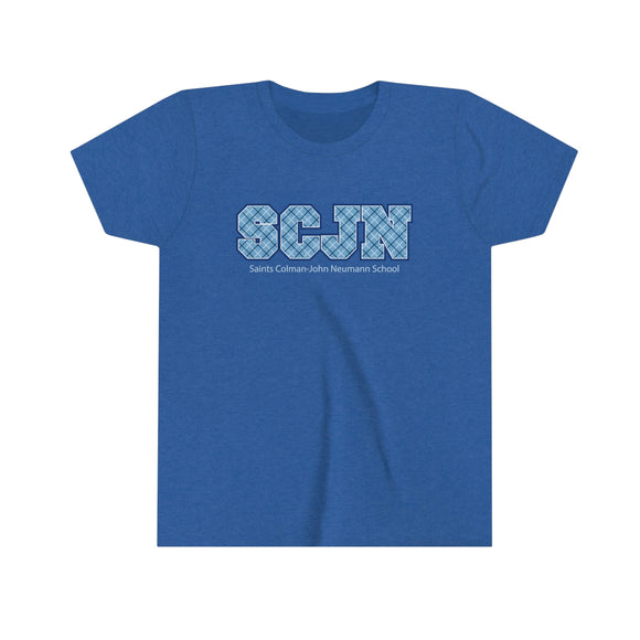 SCJN Youth Preppy Plaid Short Sleeve Tee (Available in 3 Colors)