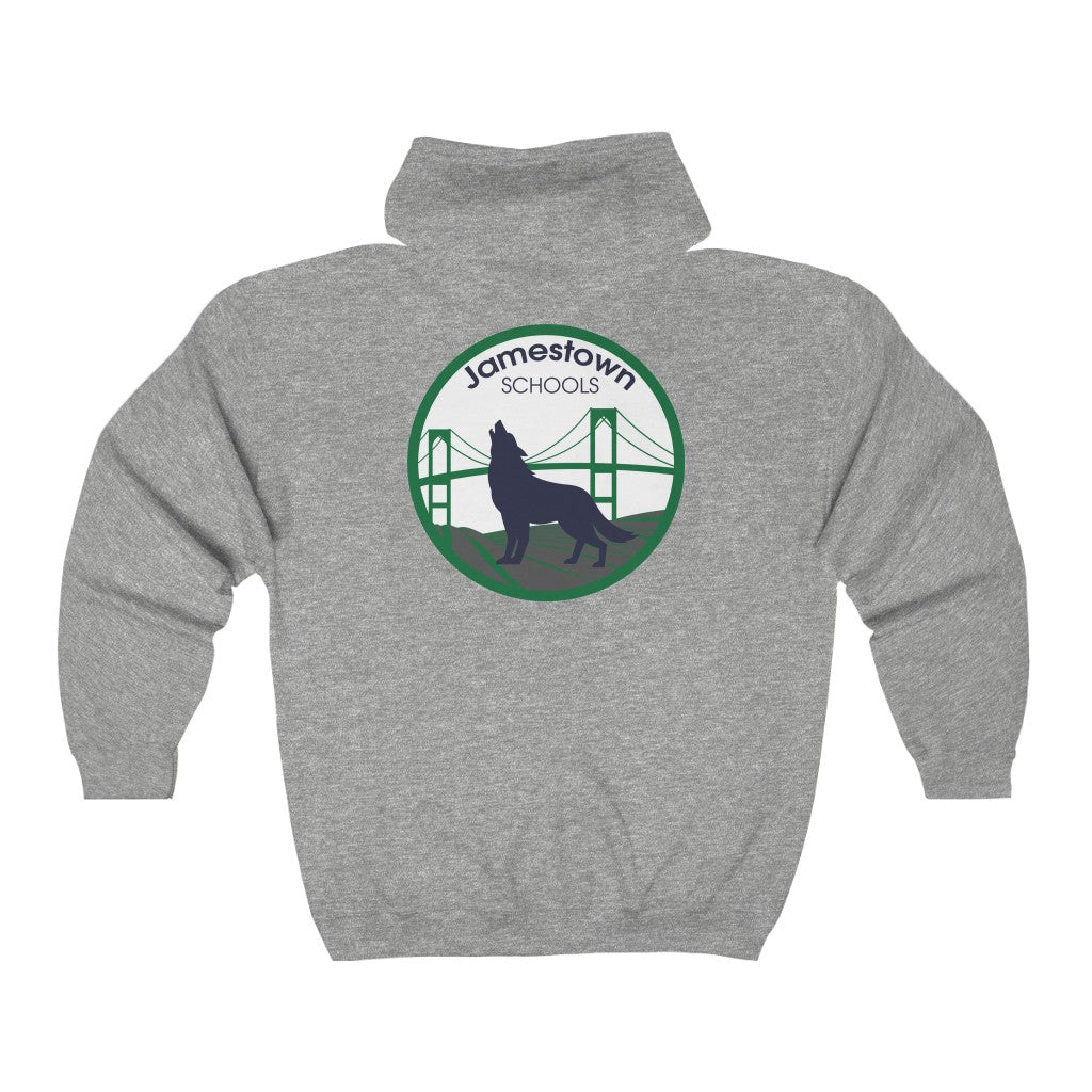JS Unisex Heavy Blend™ Full Zip Hooded Sweatshirt
