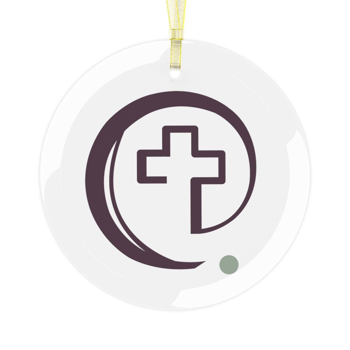 INF Symbol Glass Ornament