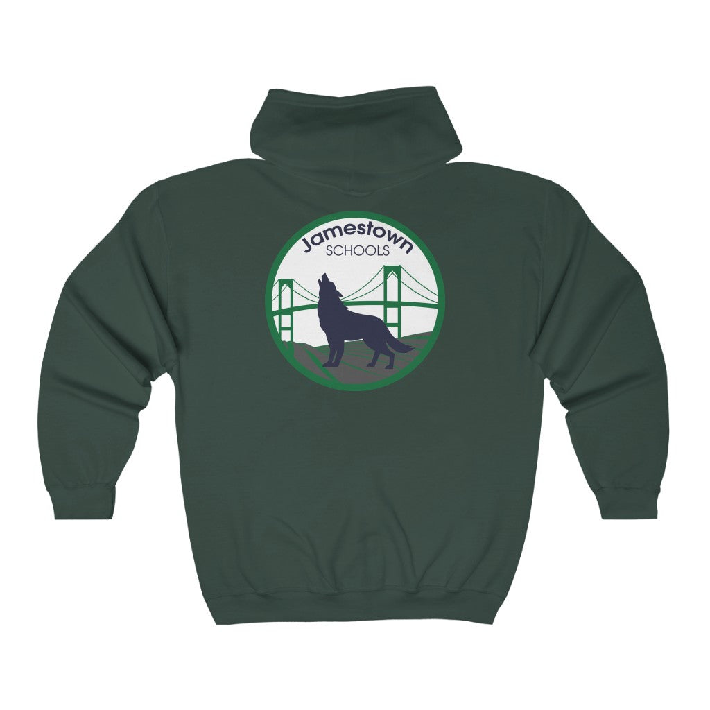 JS Unisex Heavy Blend™ Full Zip Hooded Sweatshirt
