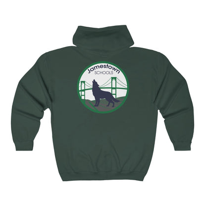 JS Unisex Heavy Blend™ Full Zip Hooded Sweatshirt