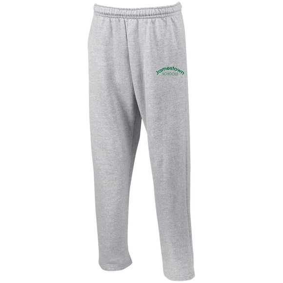 JS Open Bottom Sweatpants with Pockets