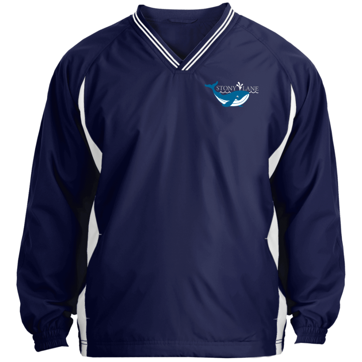 SL Tipped V-Neck Windshirt