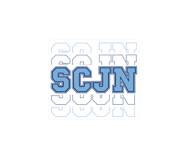 SCJN Transparent Echo Sticker - CLEARANCE