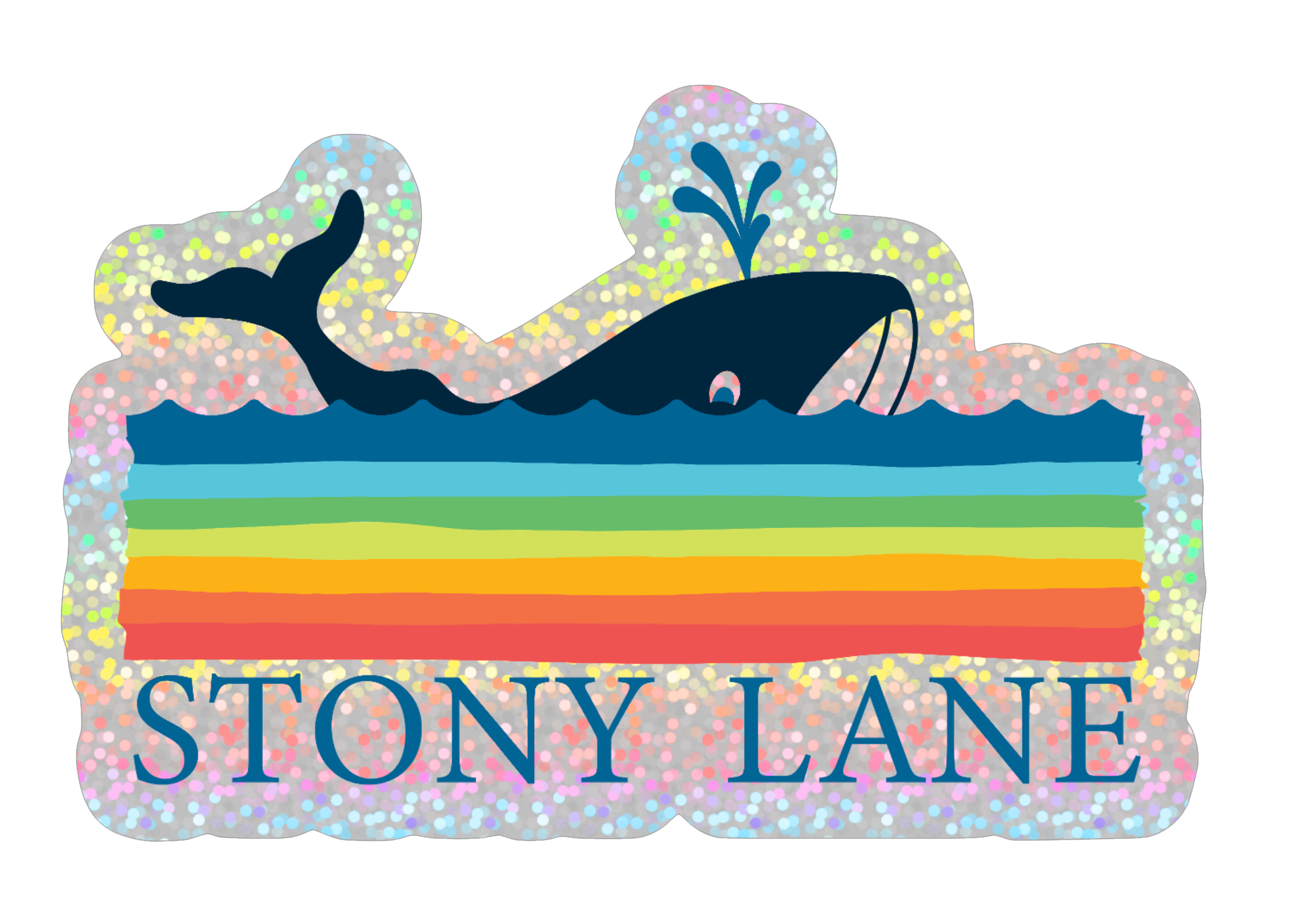 SL Glitter Sticker
