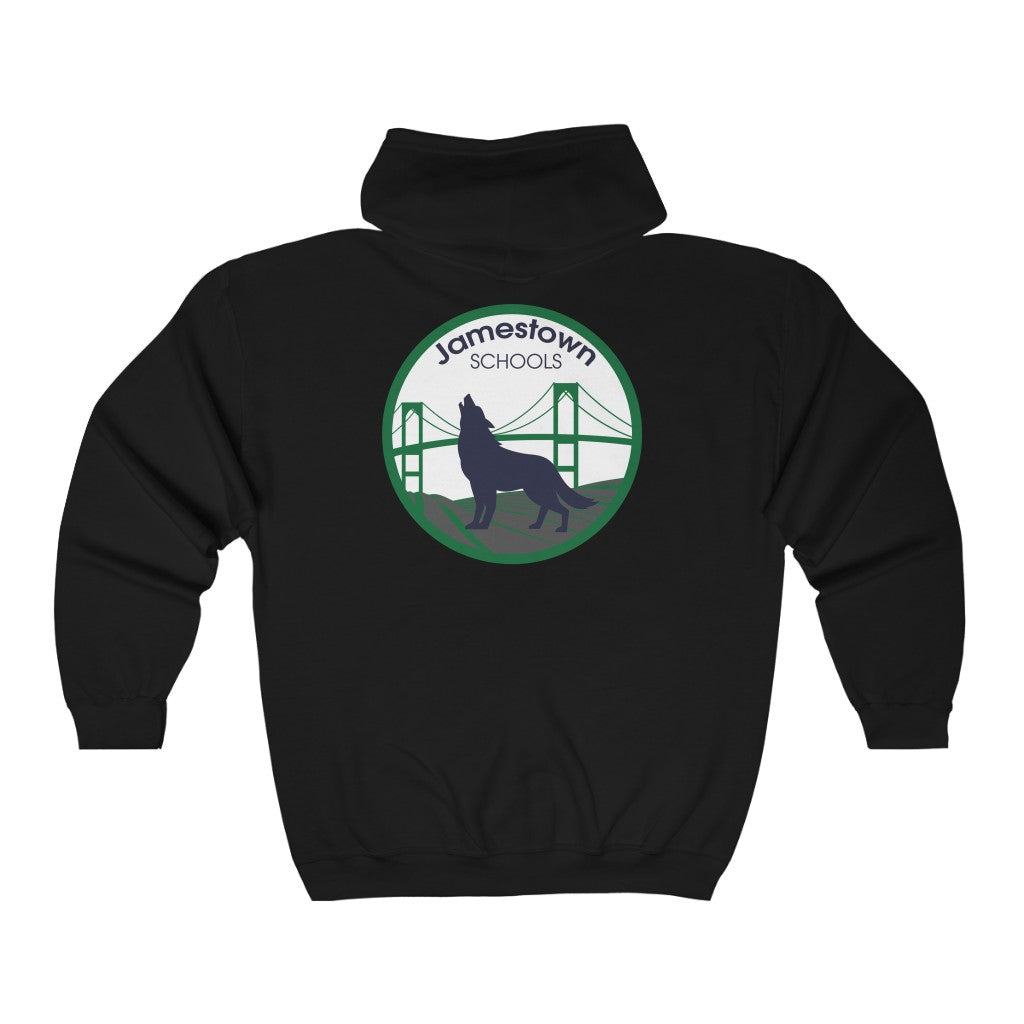 JS Unisex Heavy Blend™ Full Zip Hooded Sweatshirt