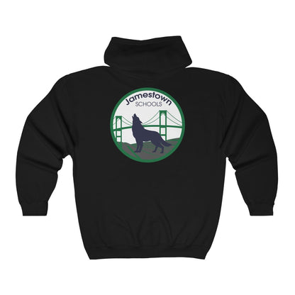 JS Unisex Heavy Blend™ Full Zip Hooded Sweatshirt