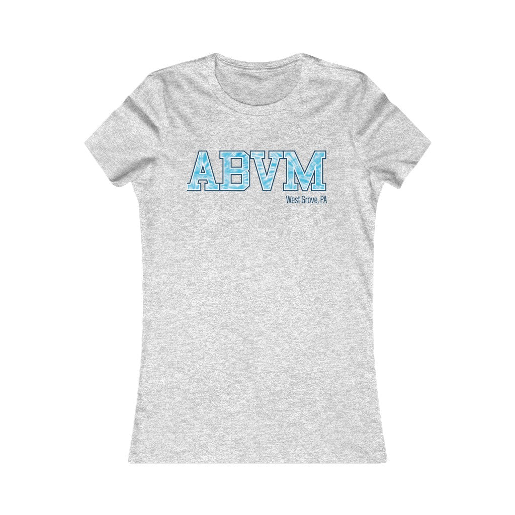 ABVM Tie Dye Design Women's Favorite Tee