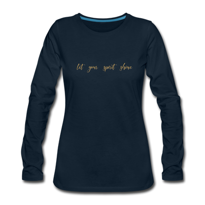 Women's Spirit Tee - deep navy