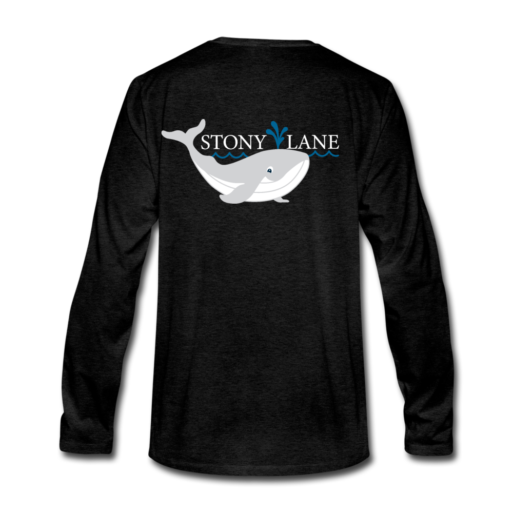 Men's Premium Long Sleeve T-Shirt - charcoal gray