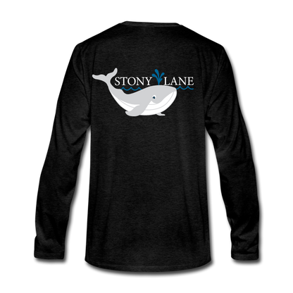 Men's Premium Long Sleeve T-Shirt - charcoal gray