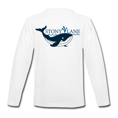 Kids' Premium Long Sleeve T-Shirt - white