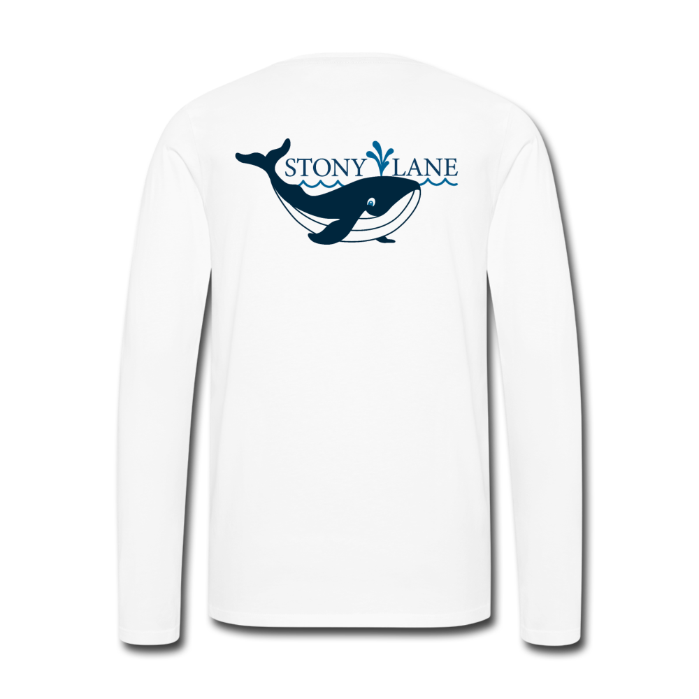 Men's Premium Long Sleeve T-Shirt - white