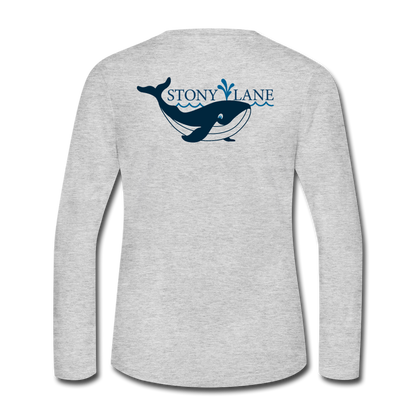 Women's Long Sleeve Jersey T-Shirt - gray