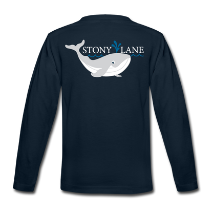 Kids' Premium Long Sleeve T-Shirt - deep navy