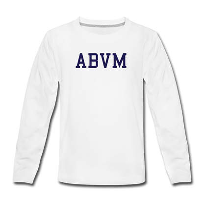Kids' Premium Long Sleeve T-Shirt - white