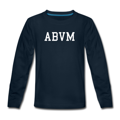 Kids' Premium Long Sleeve T-Shirt - deep navy