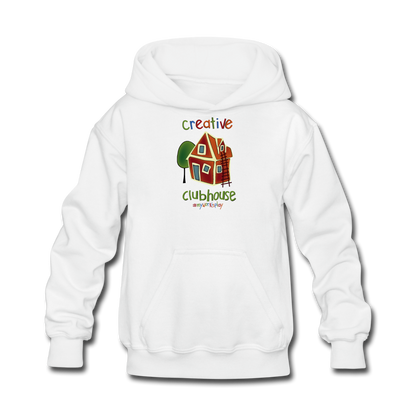 Clubhouse Kids' Hoodie - white