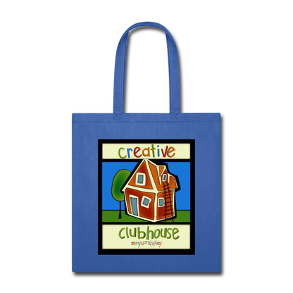 Clubhouse Tote Bag - royal blue