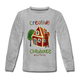 Clubhouse Youth Premium Long Sleeve T-Shirt - heather gray
