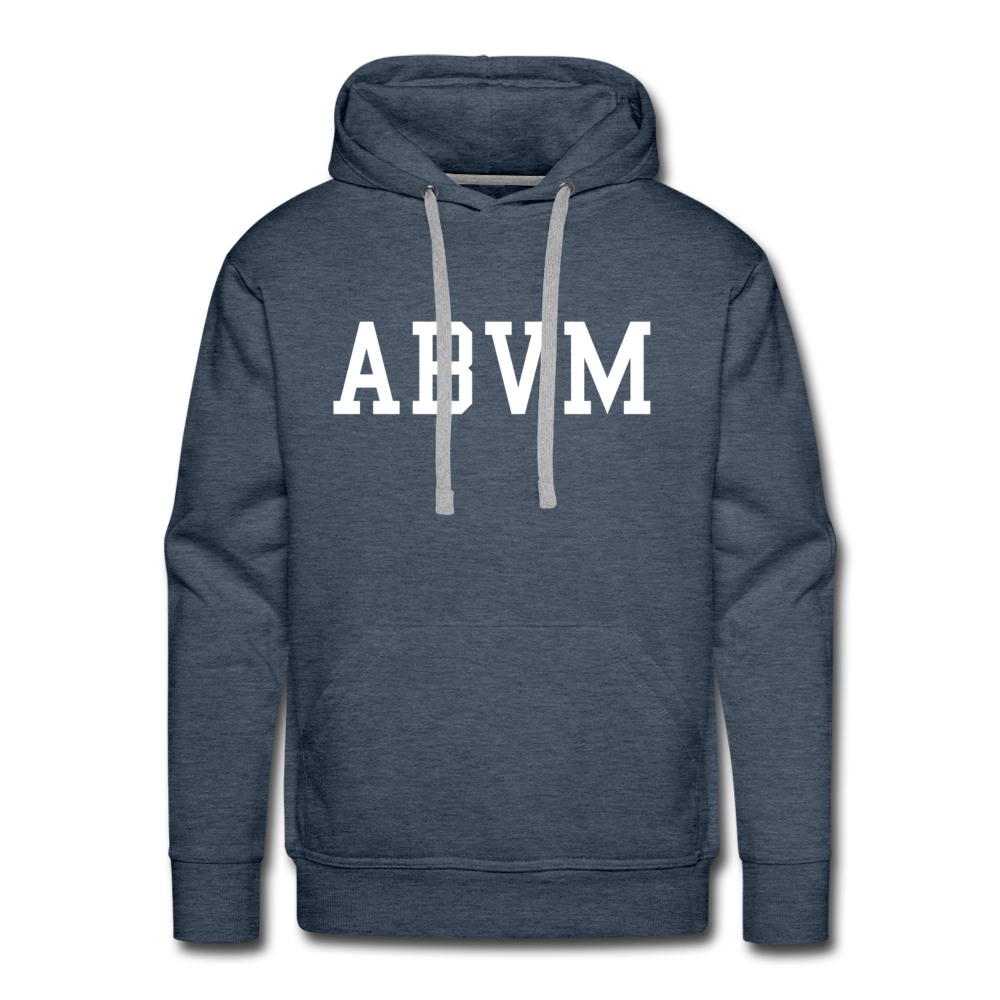 ABVM Men’s Premium Hoodie - heather denim