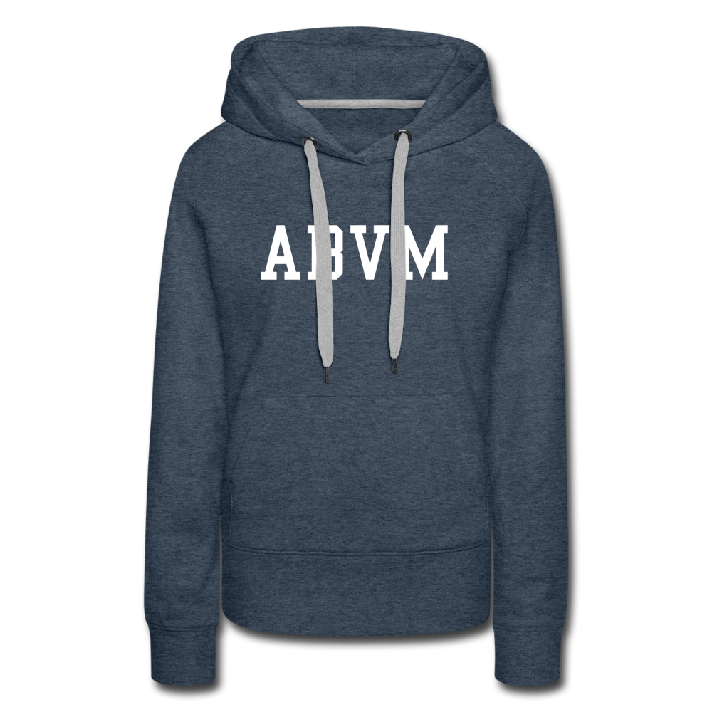 ABVM Women’s Premium Hoodie - heather denim