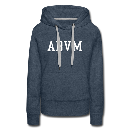 ABVM Women’s Premium Hoodie - heather denim