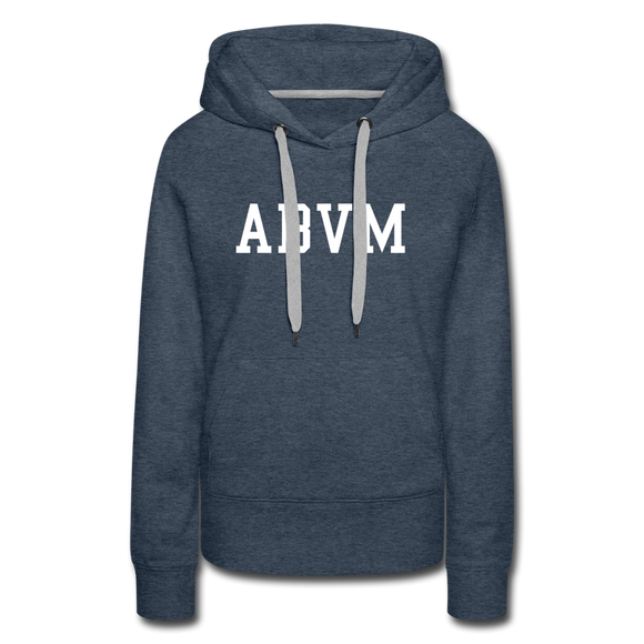 ABVM Women’s Premium Hoodie - heather denim