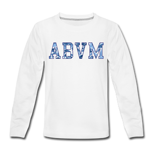 ABVM Kids' Premium Long Sleeve T-Shirt - white