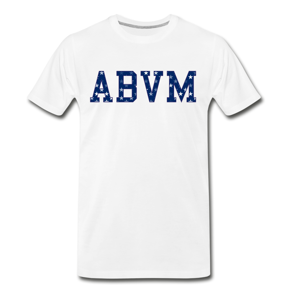 ABVM Unisex Jersey T-Shirt by Bella + Canvas - white
