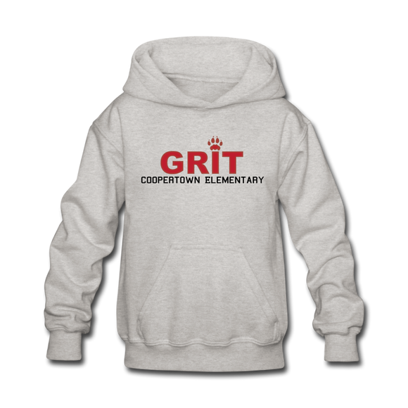 Coop Kids' Grit Hoodie - heather gray