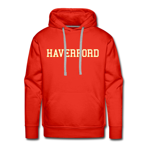 Haverford Men’s Premium Hoodie - red