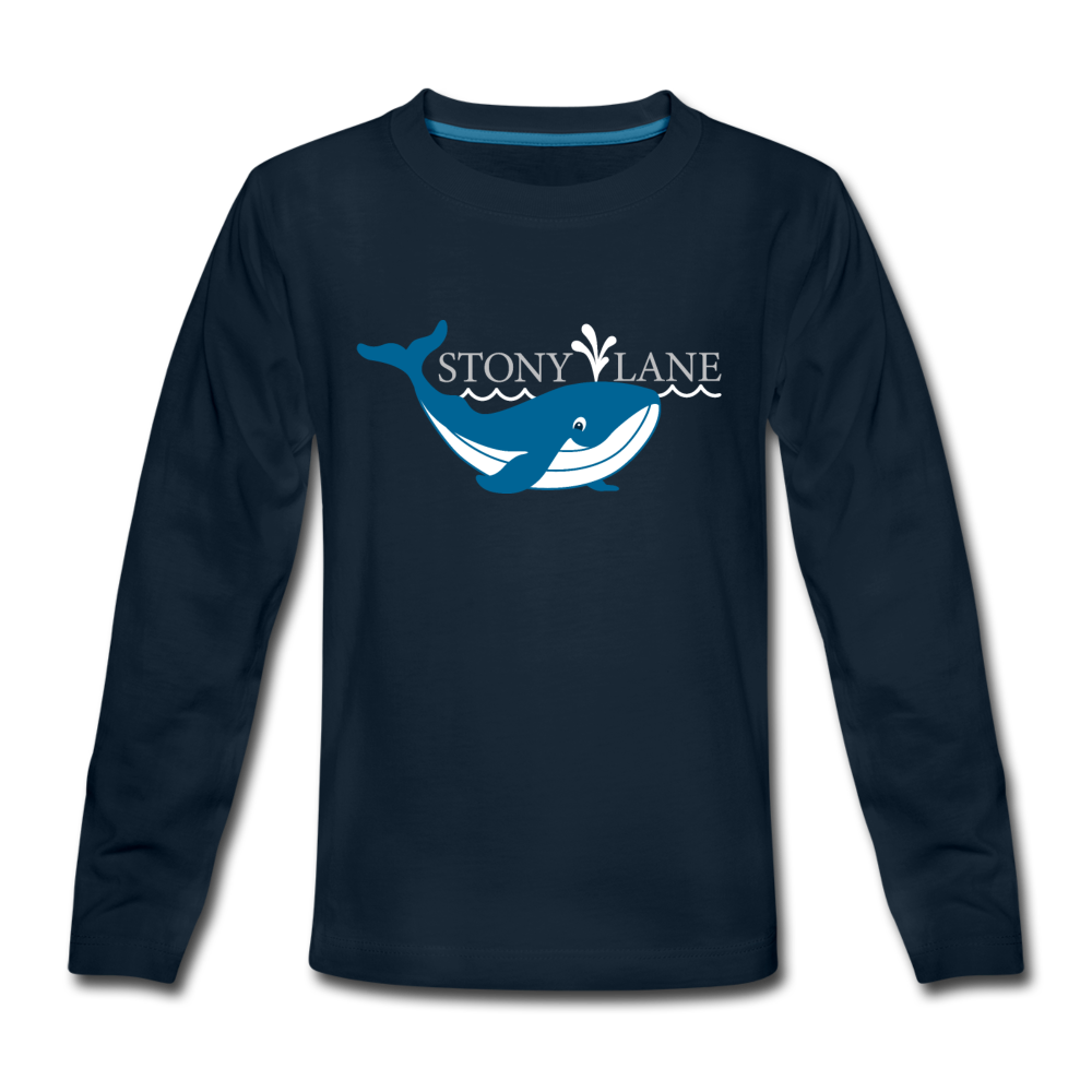 SL Kids' Premium Long Sleeve T-Shirt - deep navy