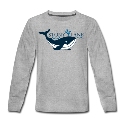 SL Kids' Premium Long Sleeve T-Shirt - heather gray