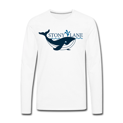 SL Men's Premium Long Sleeve T-Shirt - white