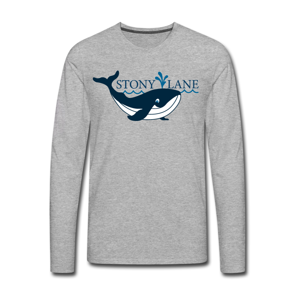 SL Men's Premium Long Sleeve T-Shirt - heather gray