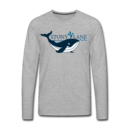 SL Men's Premium Long Sleeve T-Shirt - heather gray