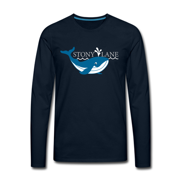 SL Men's Premium Long Sleeve T-Shirt - deep navy