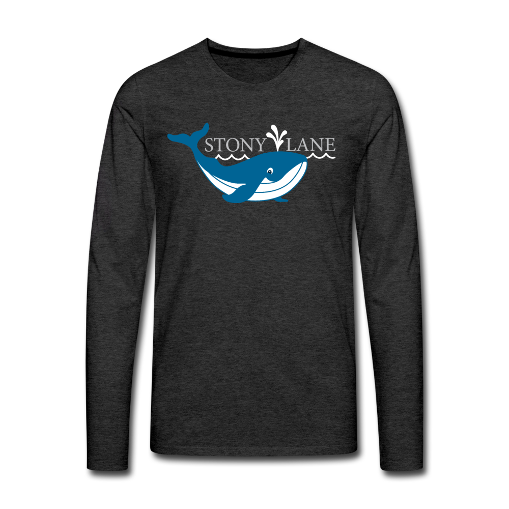 SL Men's Premium Long Sleeve T-Shirt - charcoal grey